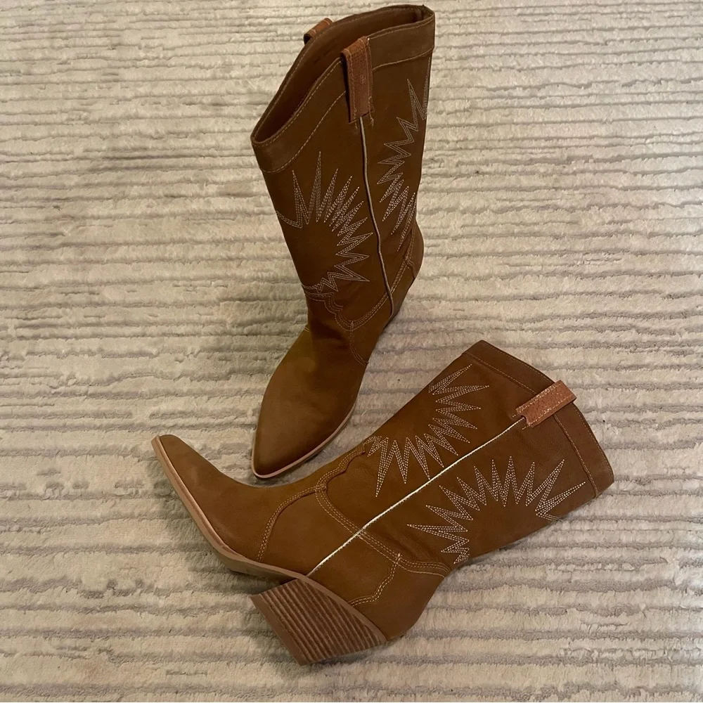 NEW Dolce Vita Lawson Boots Whiskey 9.5 - Picture 8 of 10